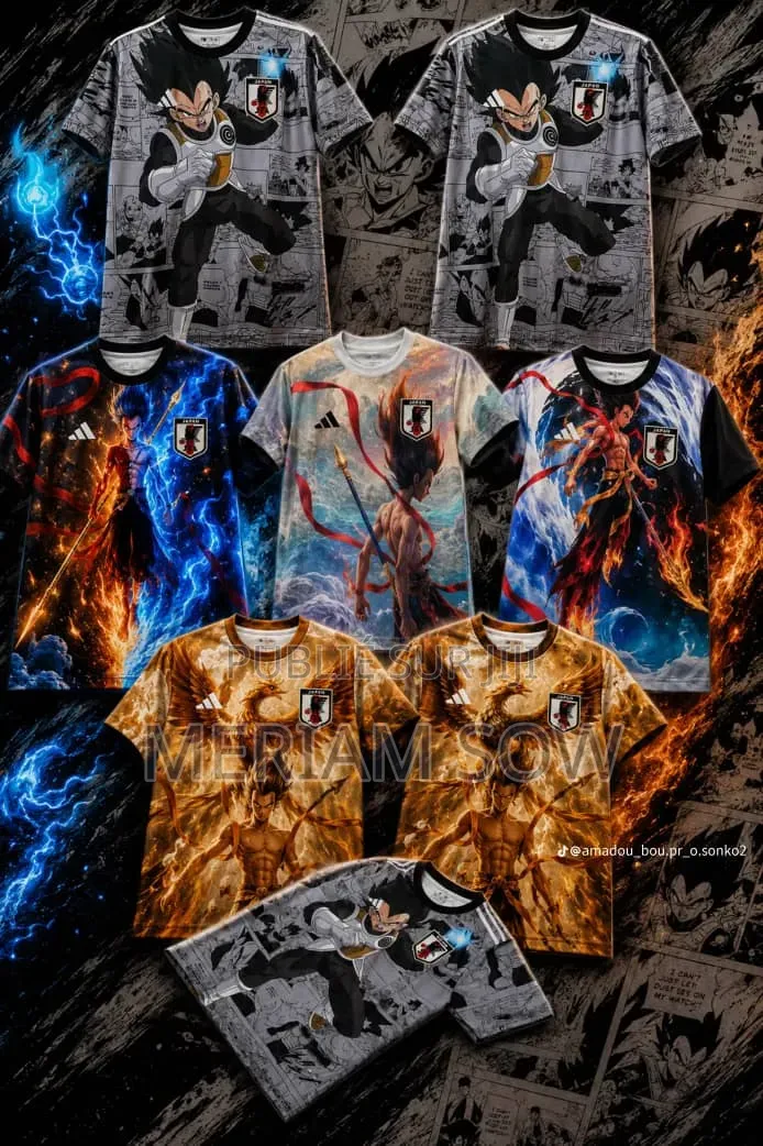 Maillots Manga - Le Style Des Vrais Fans !