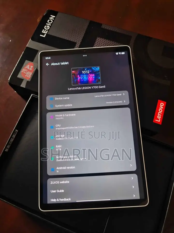 Nouveau Lenovo Legion 256 GB Blanc