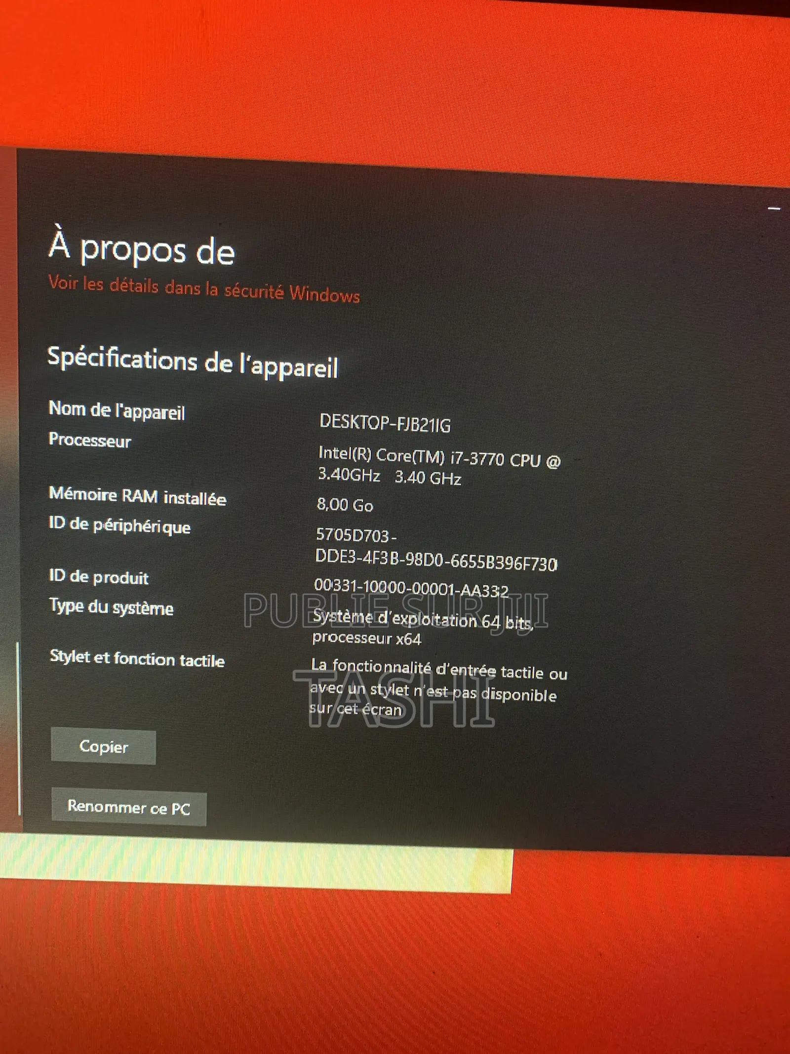 Serveur Dell PowerEdge T330 8GB Intel Core i7 HDD 512GB