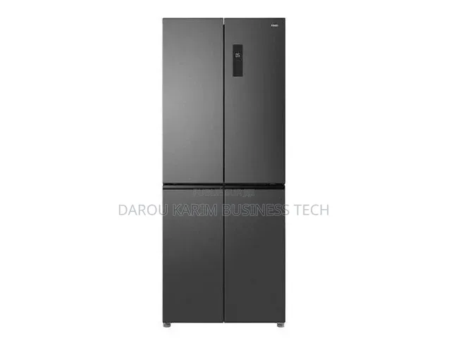 Refrigerateur Finix Side by Side 4portes 550litres Inverter Gris Fin55