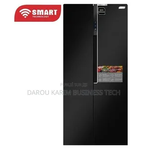 Refrigerateur Smart Technology Side by Side 2portes Noir Str9011h