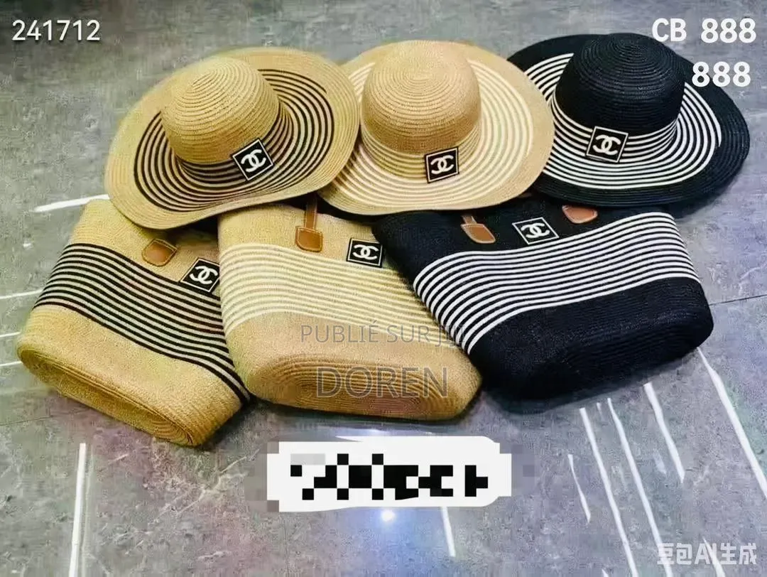 Sac Plage Avec Chapeau
