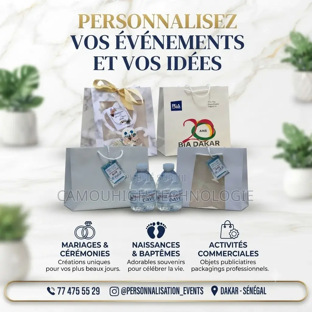 Personnalisez Vos Événements Avec Élégance !