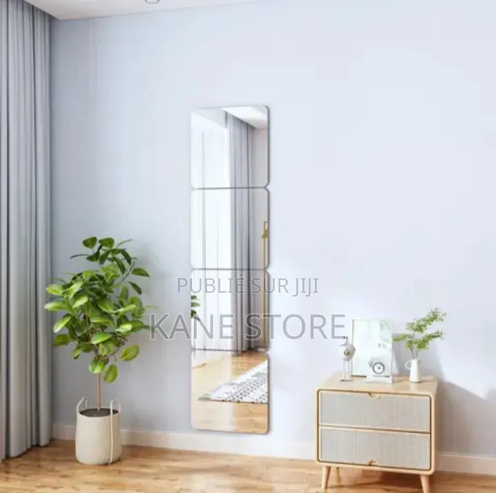 Mirroir Adhésifs Par Lot De 4 PCS De 20x20cm/Piece