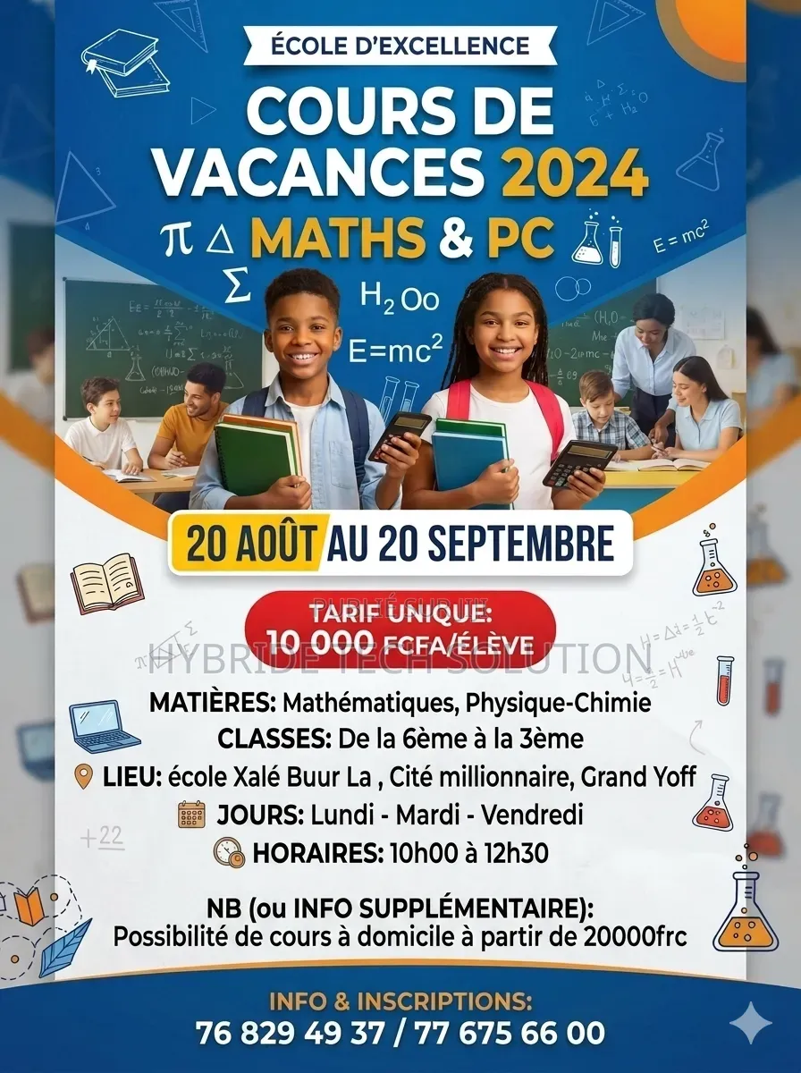 Cours De Vacances