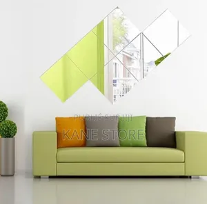 Mirroir Adhésifs Par Lot De 4 PCS De 20x20cm/Piece