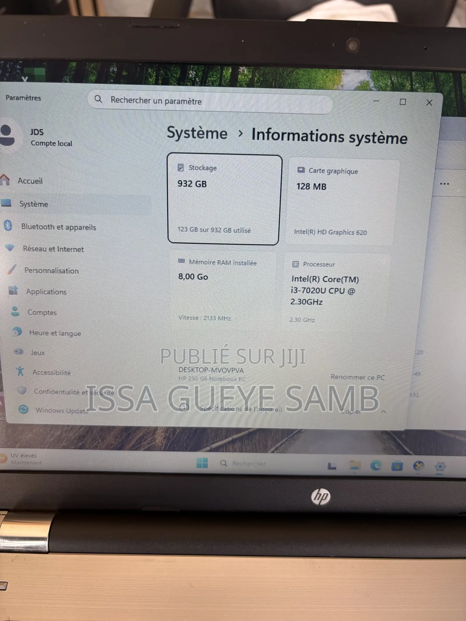 Ordinateur portable HP Stream Notebook 8GB Intel Core i3 HDD 1T