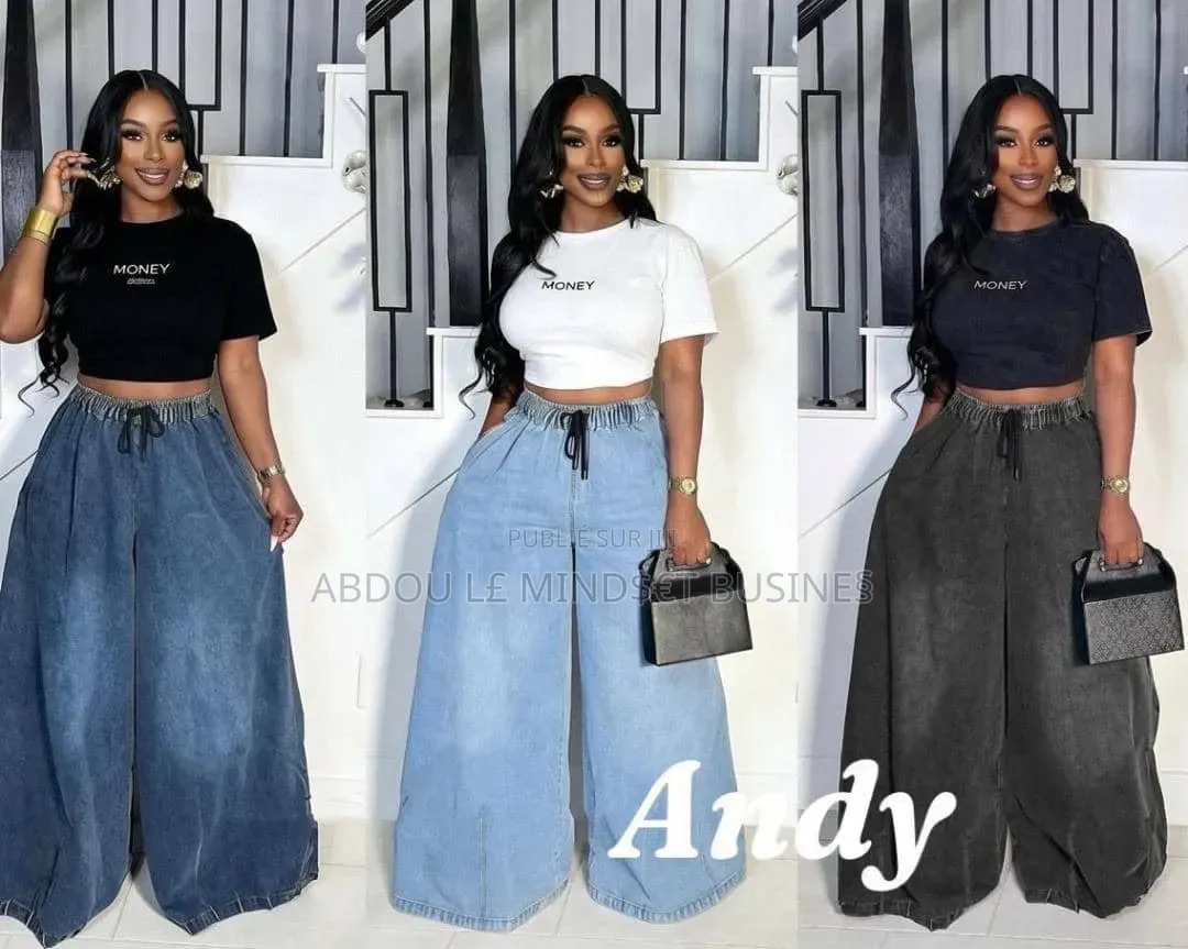 Ensemble Bas Larges Jeans Body Disponible