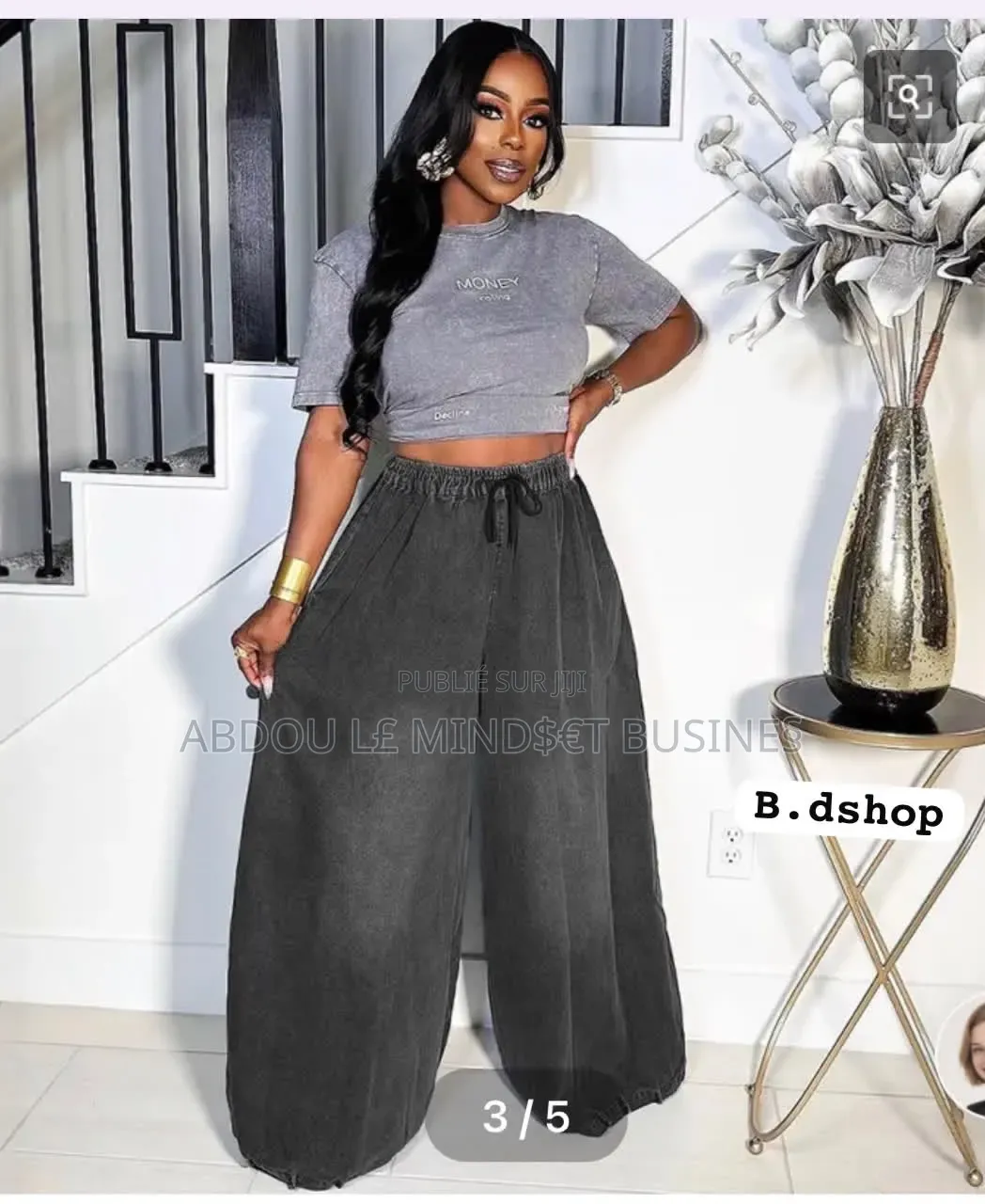 Ensemble Bas Larges Jeans Body Disponible