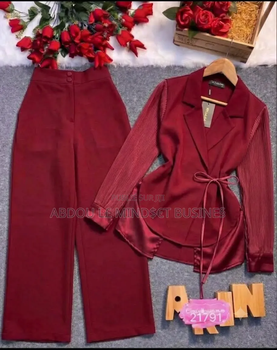 Ensemble Vestes Longue Manches Bas Larges