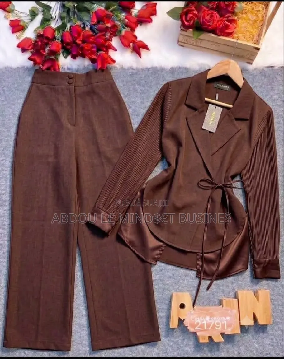 Ensemble Vestes Longue Manches Bas Larges