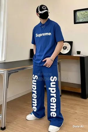 Ensemble Suprême Bas Larges Homme Disponible