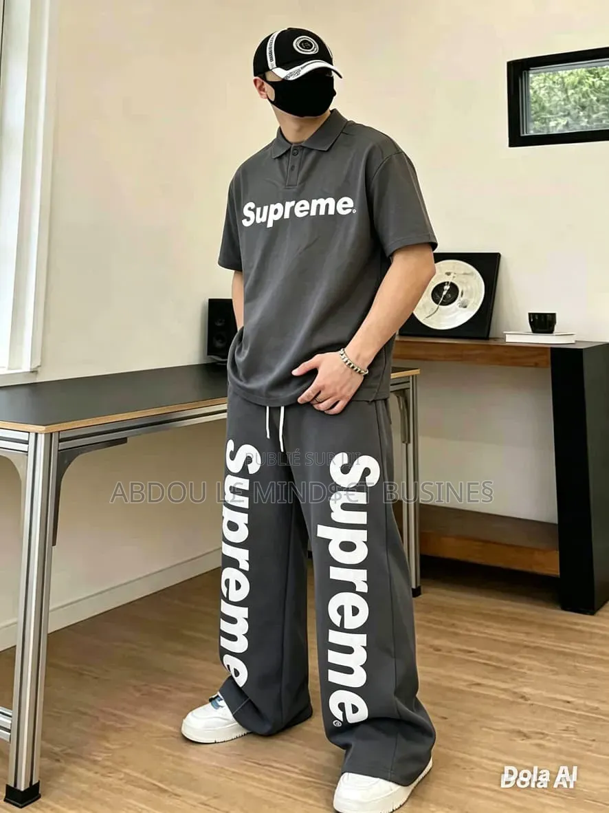 Ensemble Suprême Bas Larges Homme Disponible