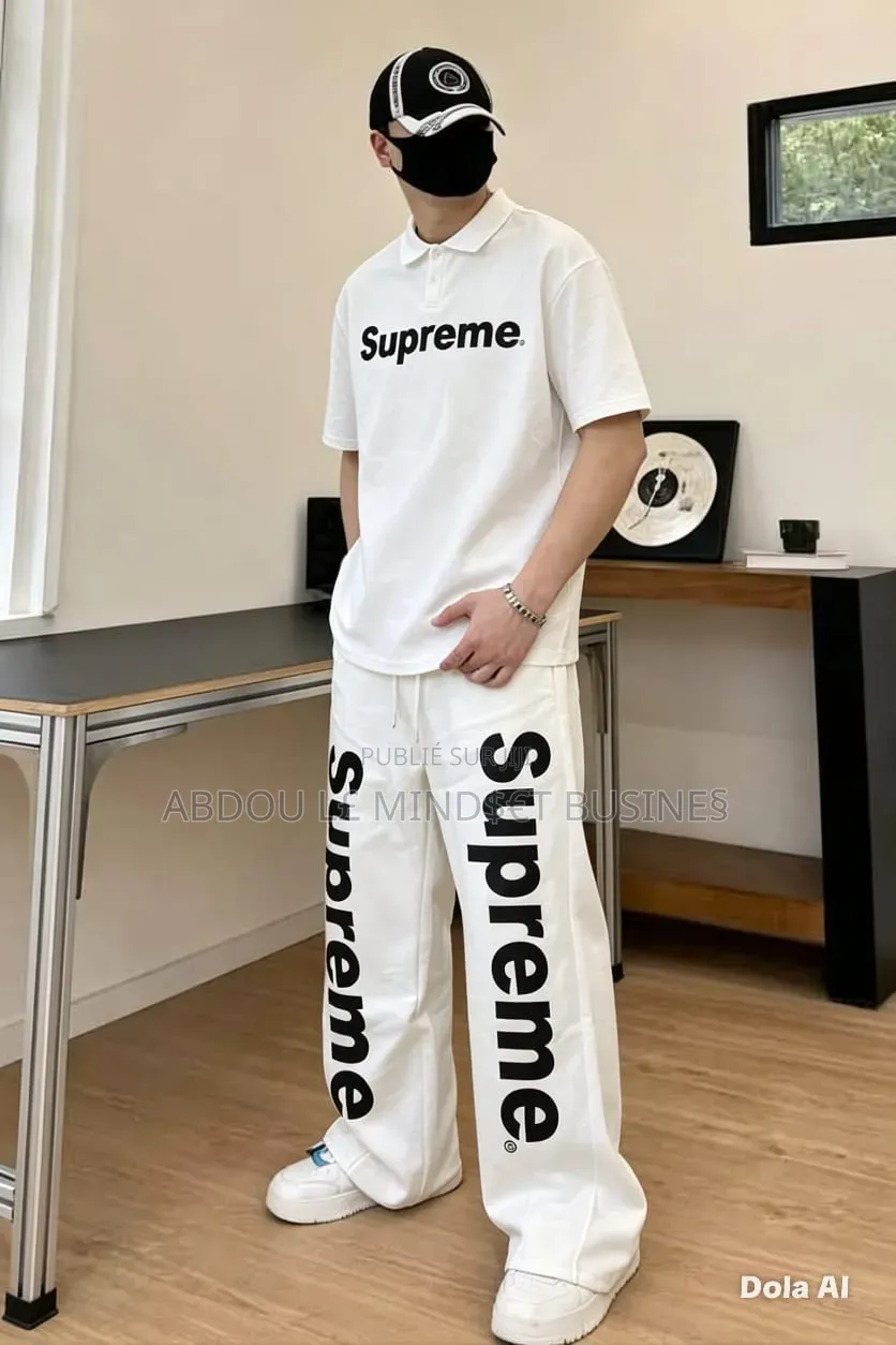 Ensemble Suprême Bas Larges Homme Disponible