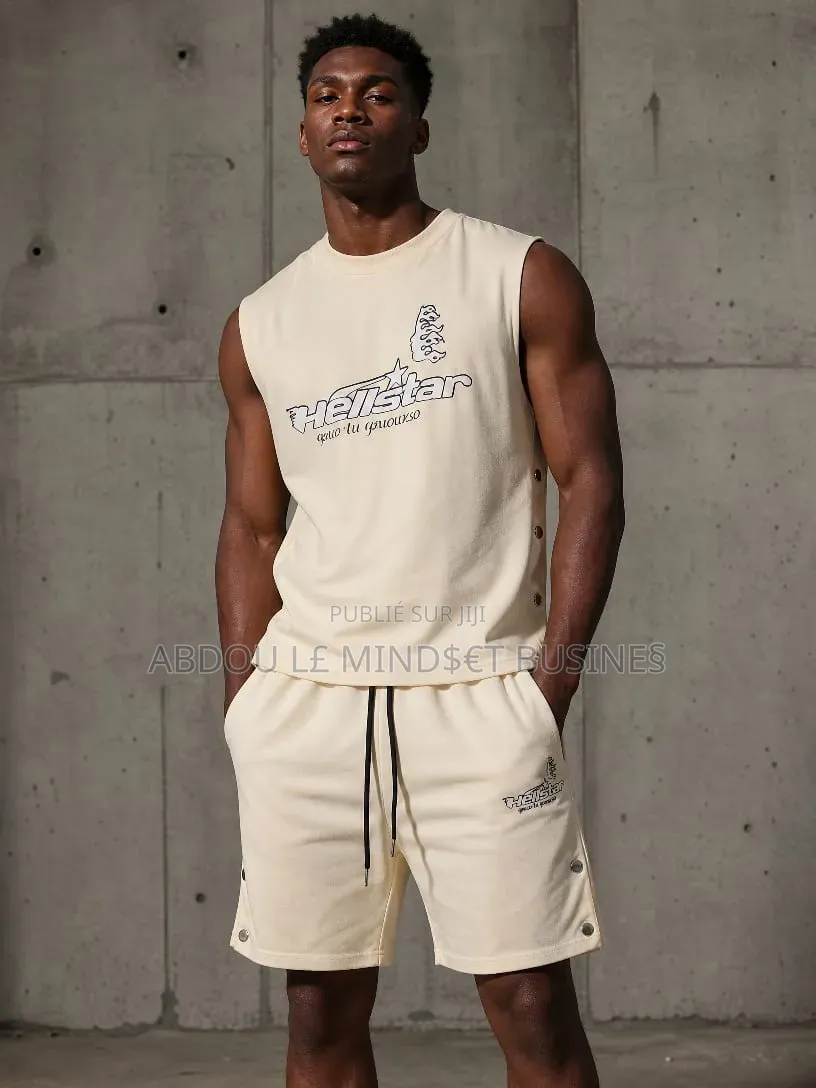 Ensemble Shorts Unisexe Été Disponible