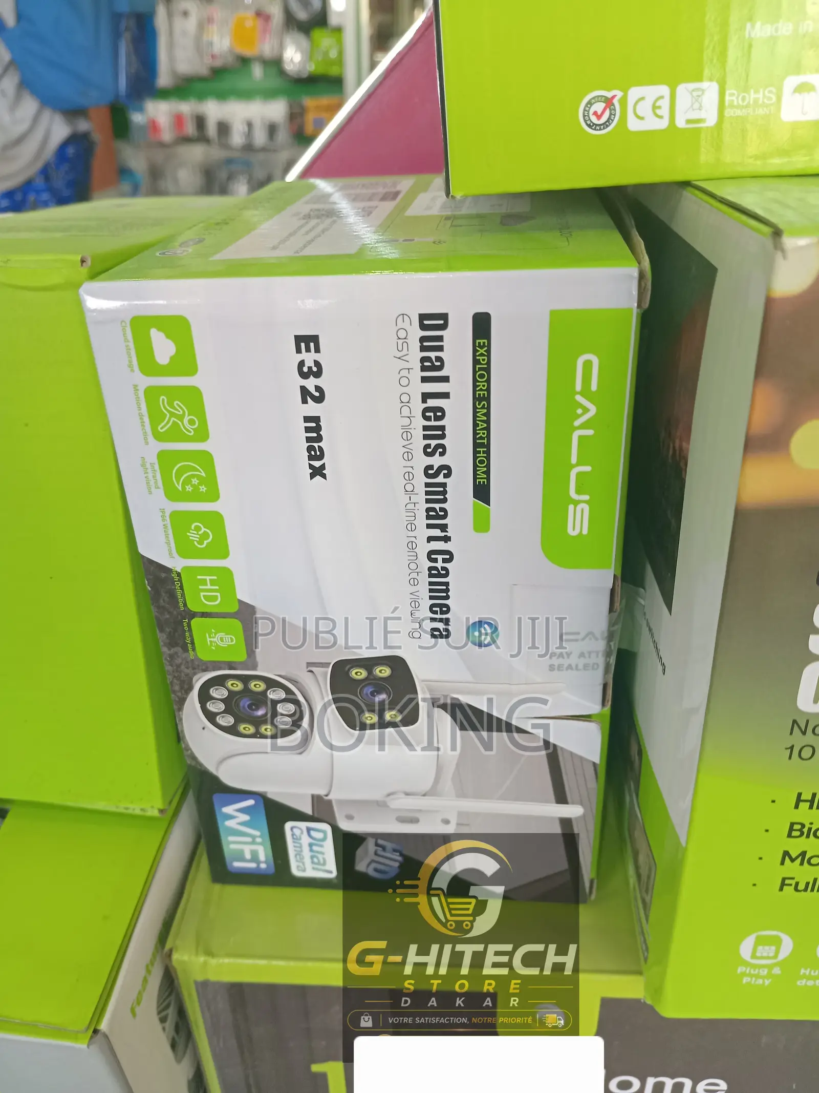 Caméra De Surveillance Double Objectif