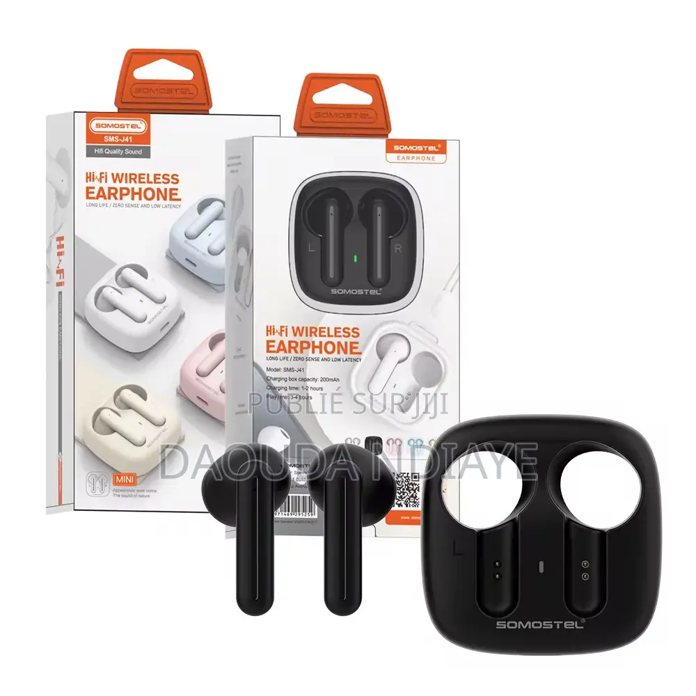 Écouteurs Sans Fil Somostel SMS-J41 - Hifi Wireless Earphone