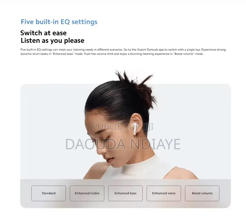 Écouteurs Sans Fil Somostel SMS-J41 - Hifi Wireless Earphone