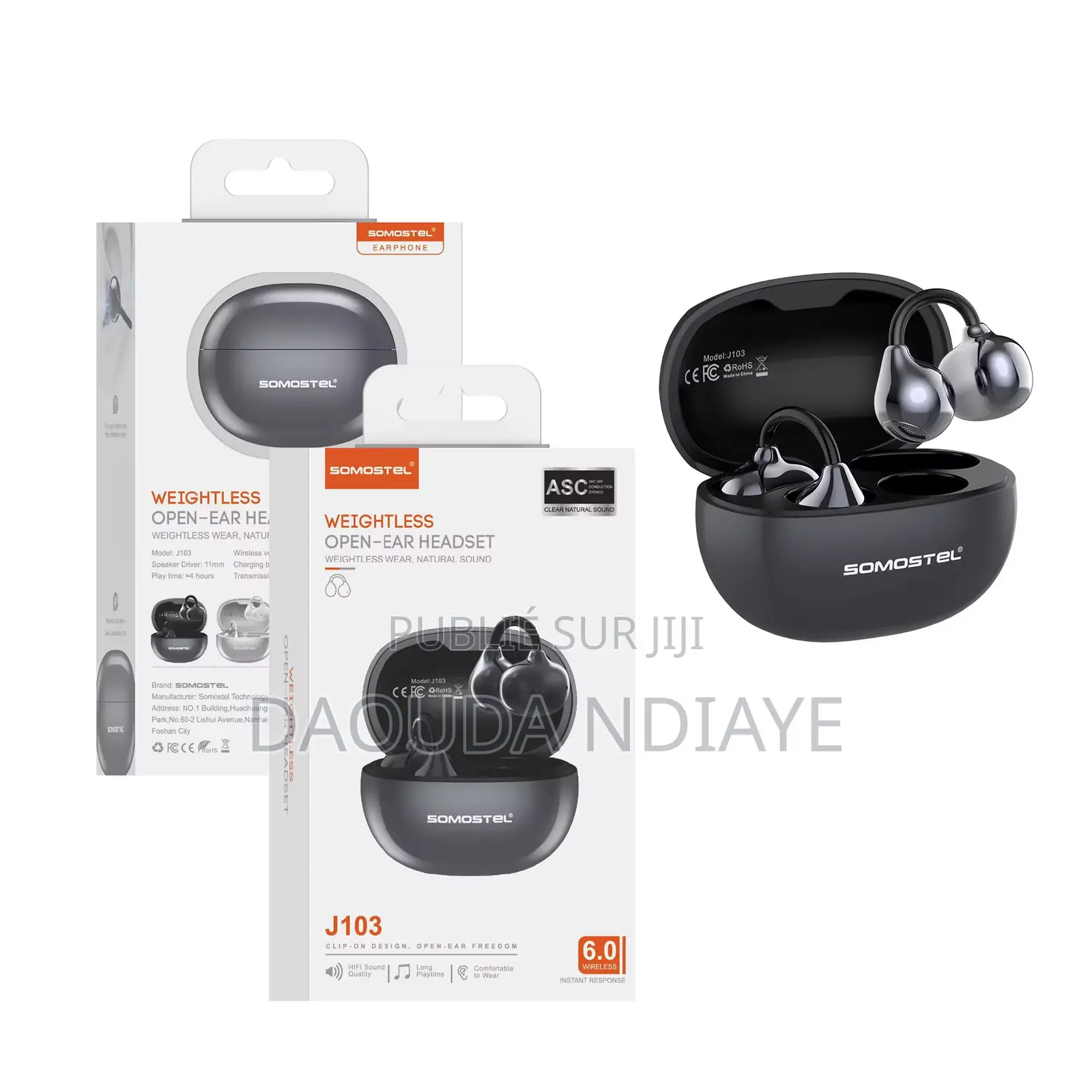 Écouteurs Bluetooth Sans Fil Monoise Ows Open Buds