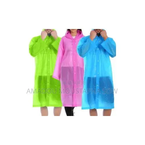 Imperméable Eva Unisexe – Léger, Résistant Et Réutilisable