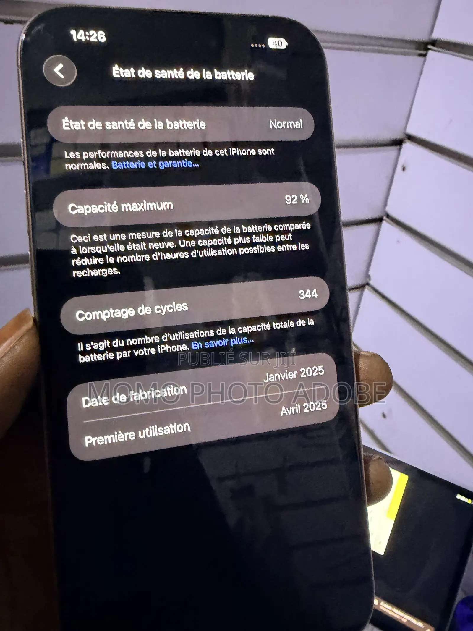 Apple iPhone 16 Pro Max 256 GB Doré