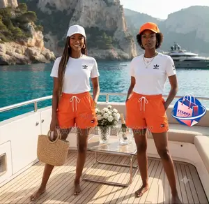 Ensemble D’Été Avec Casquette Pour Femmes 100% Coton
