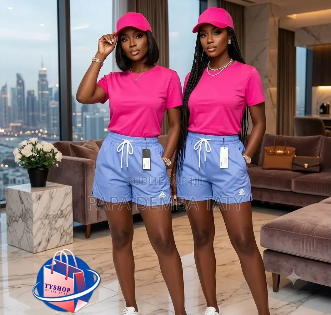 Ensemble D’Été Avec Casquette Pour Femmes 100% Coton
