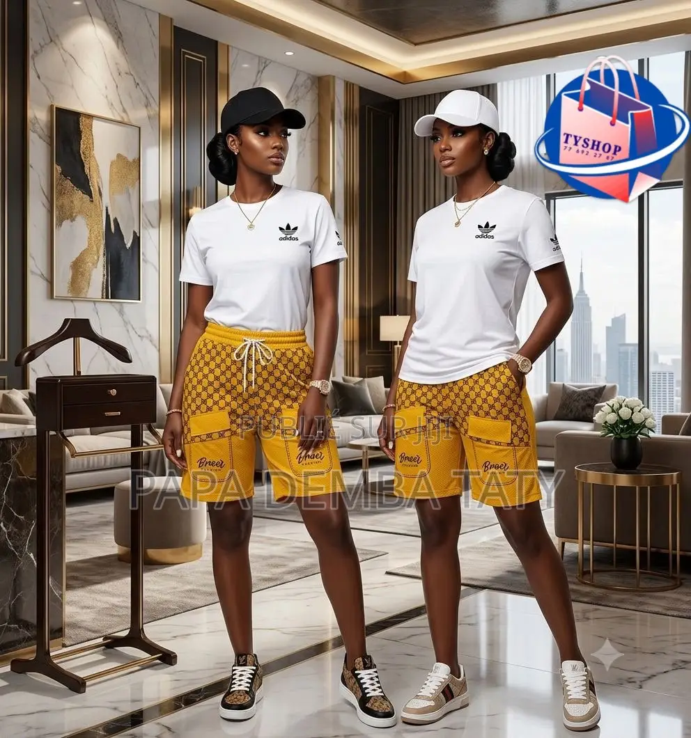 Ensemble D’Été Avec Casquette Pour Femmes 100% Coton