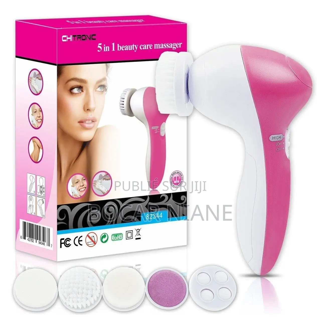 Brosse Électrique De Nettoyage Visage 5 en 1