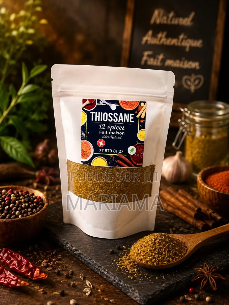 Thiossane - Mélange De 12 Épices 100 % Naturel Fais Maison