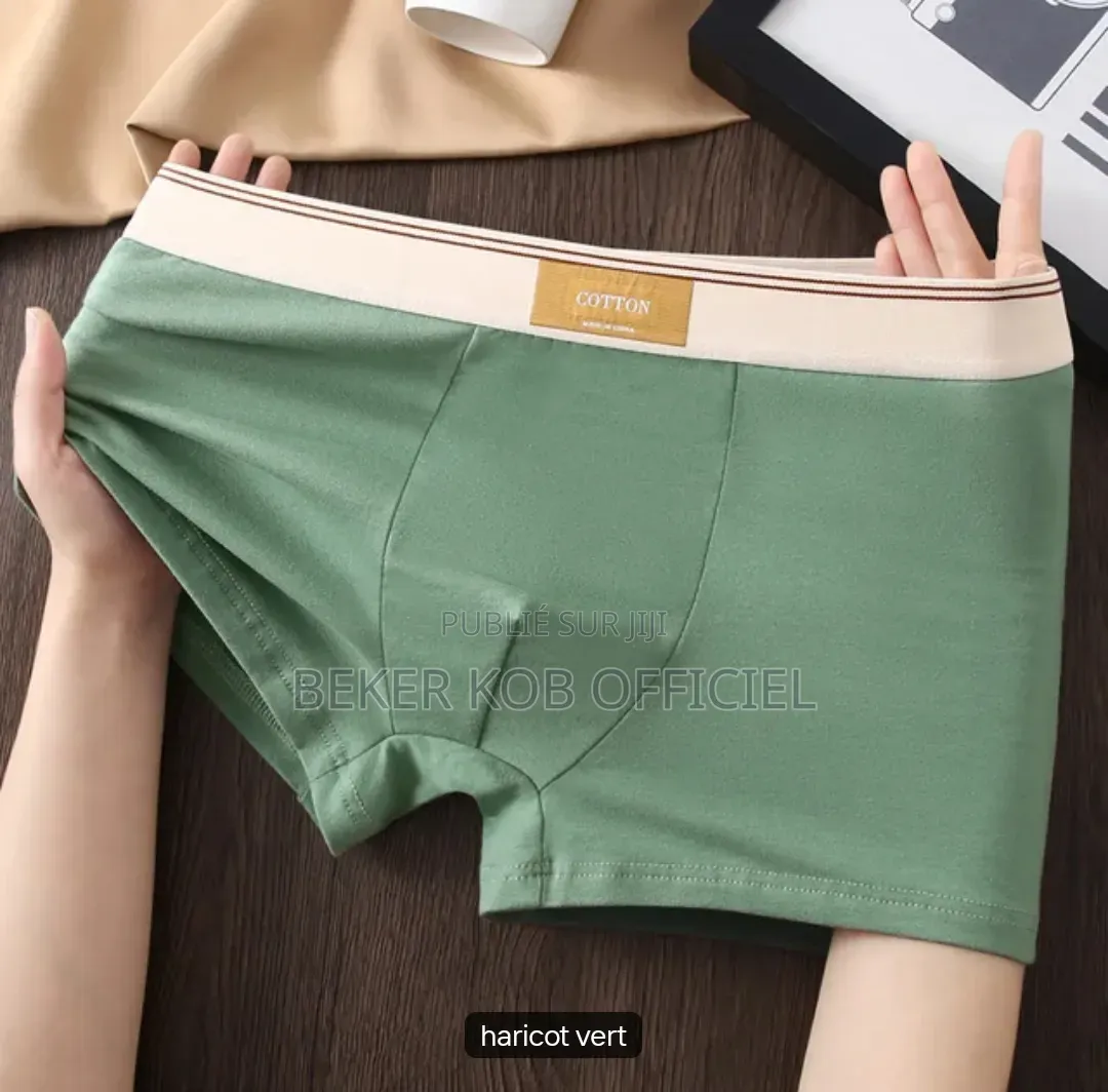 Boxers Pour Homme 100% Coton, Doux, Respirant Et Antibact (Lot De 5)