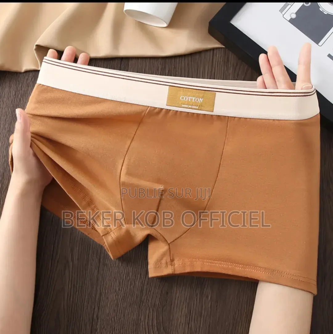 Boxers Pour Homme 100% Coton, Doux, Respirant Et Antibact (Lot De 5)