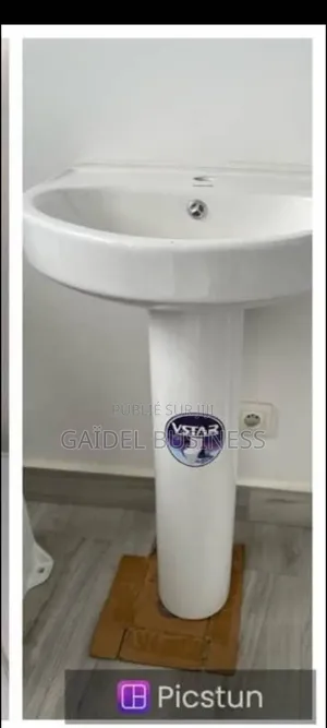 Toilette HWANI + Lavabo À Colonne VSTAR (Neufs
