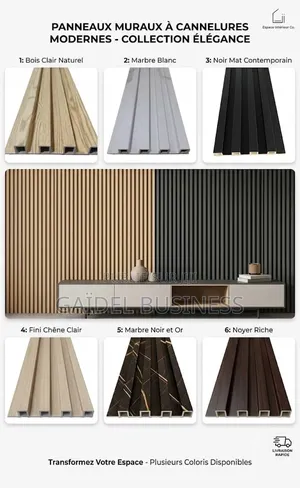 Panneaux Muraux Cannelés Premium – Collection Élégance