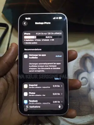 Nouveau Apple iPhone 13 256 GB Blanc