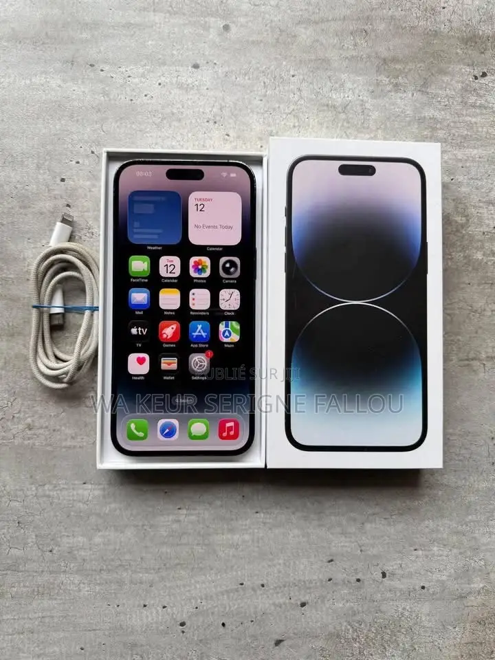 Nouveau Apple iPhone 14 Pro Max 1 TB Noir