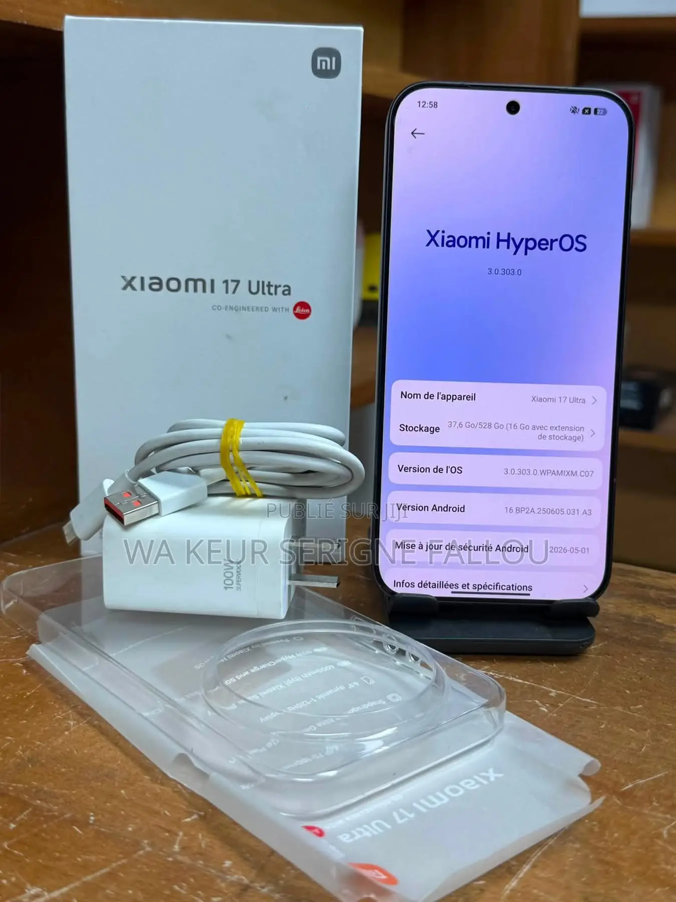 Nouveau Xiaomi 17 Ultra 512 GB Noir