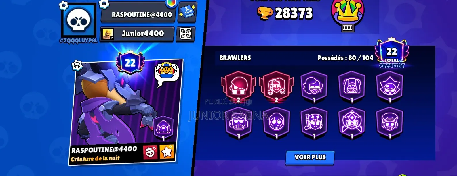 Compte Brawl Star a Vendre