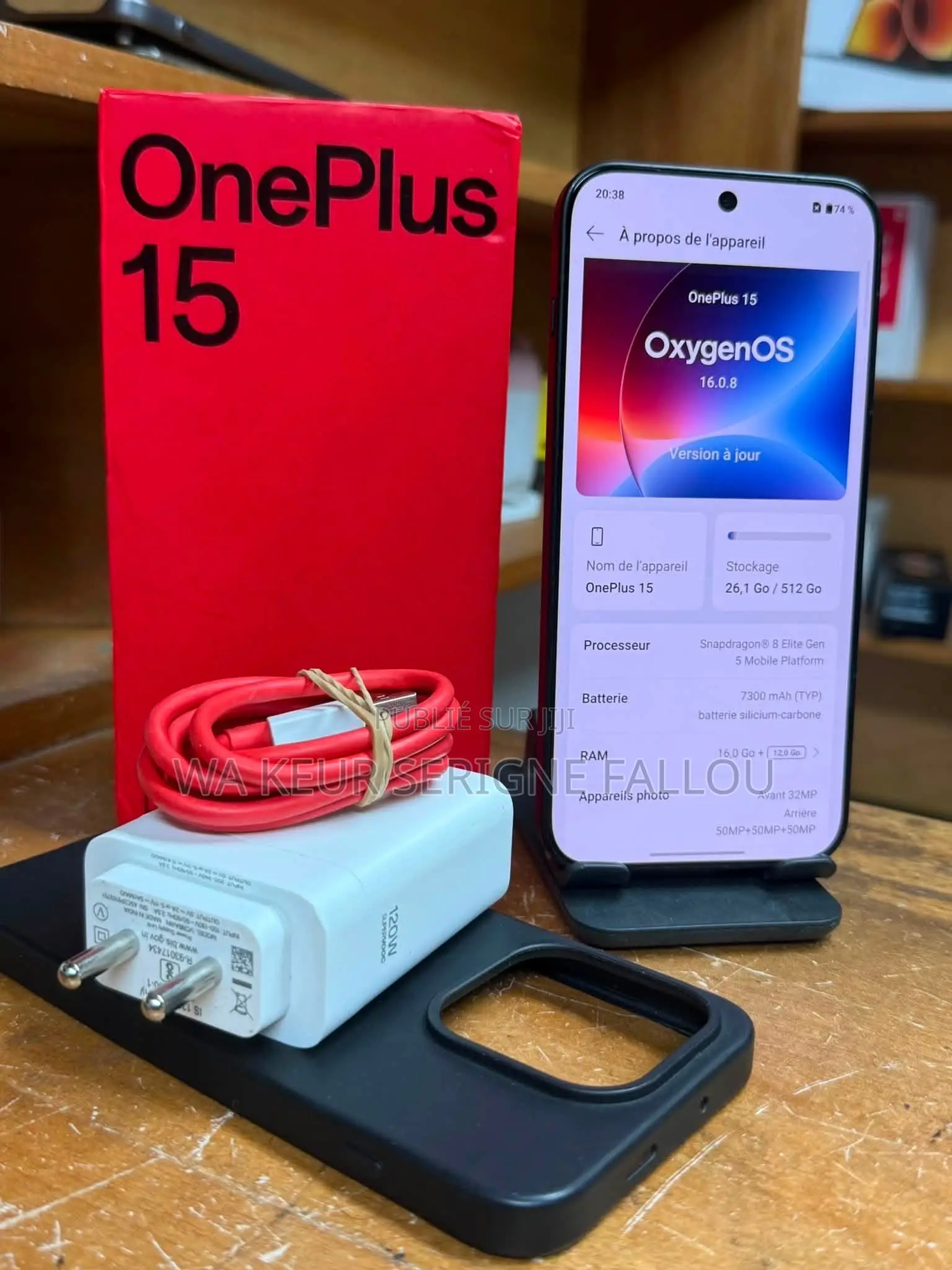 Nouveau OnePlus 15 512 GB Noir
