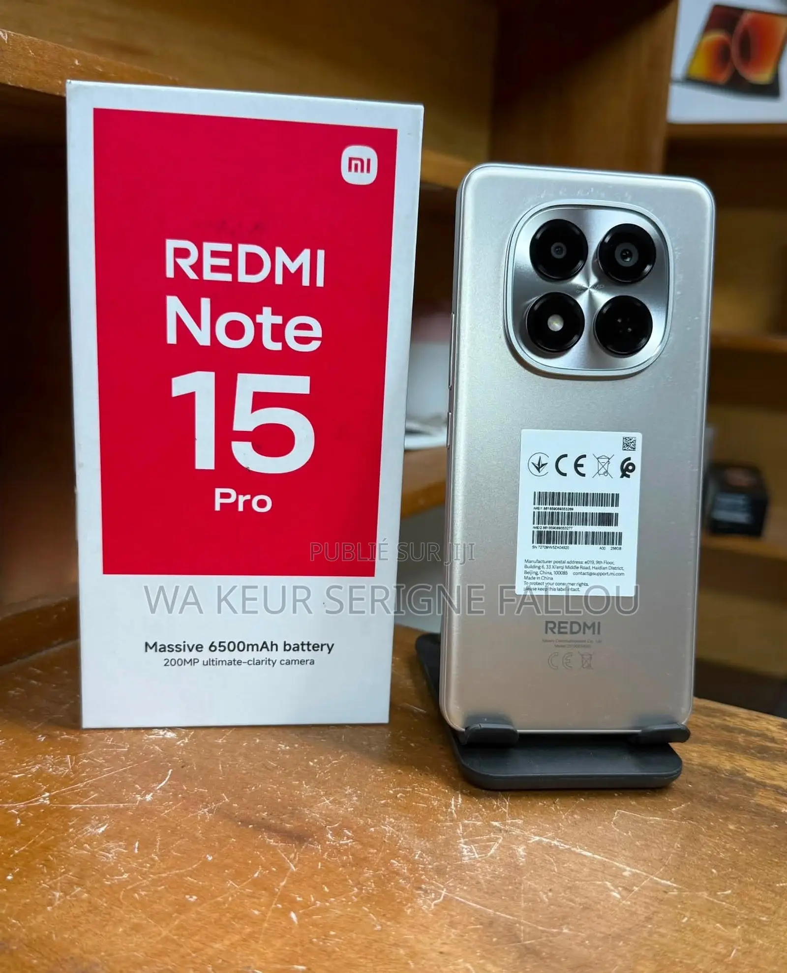Nouveau Xiaomi Redmi Note 15 Pro 512 GB Gris