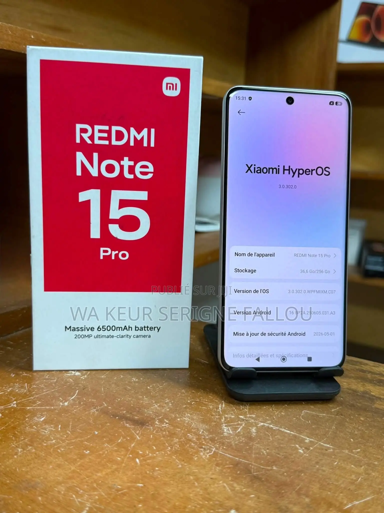 Nouveau Xiaomi Redmi Note 15 Pro 512 GB Gris