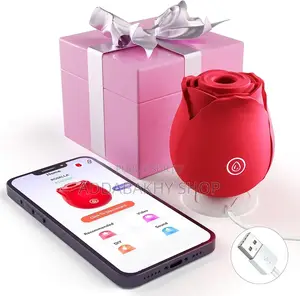 Vibromasseur Stimulateur Forme Rose. Silencieux Et Pratique