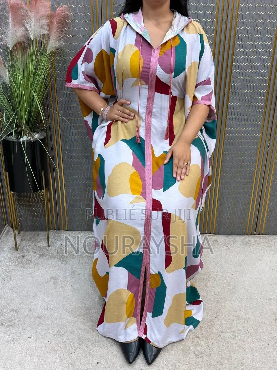 Jalaba Marocaine en Lain Pour Grandes Dames