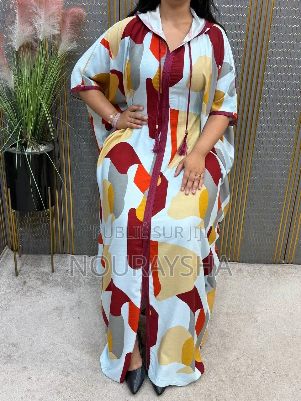 Jalaba Marocaine en Lain Pour Grandes Dames