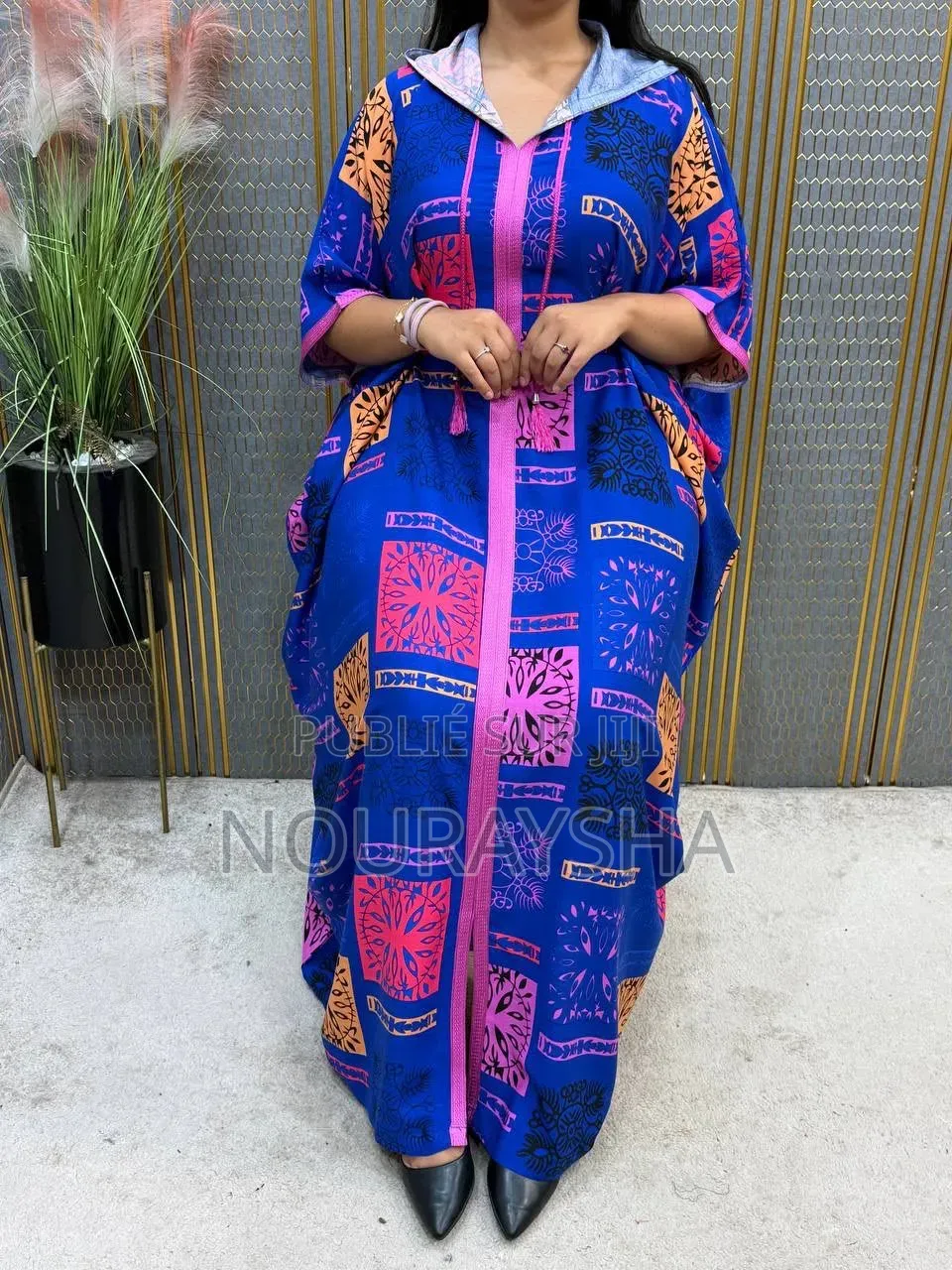 Jalaba Marocaine en Lain Pour Grandes Dames