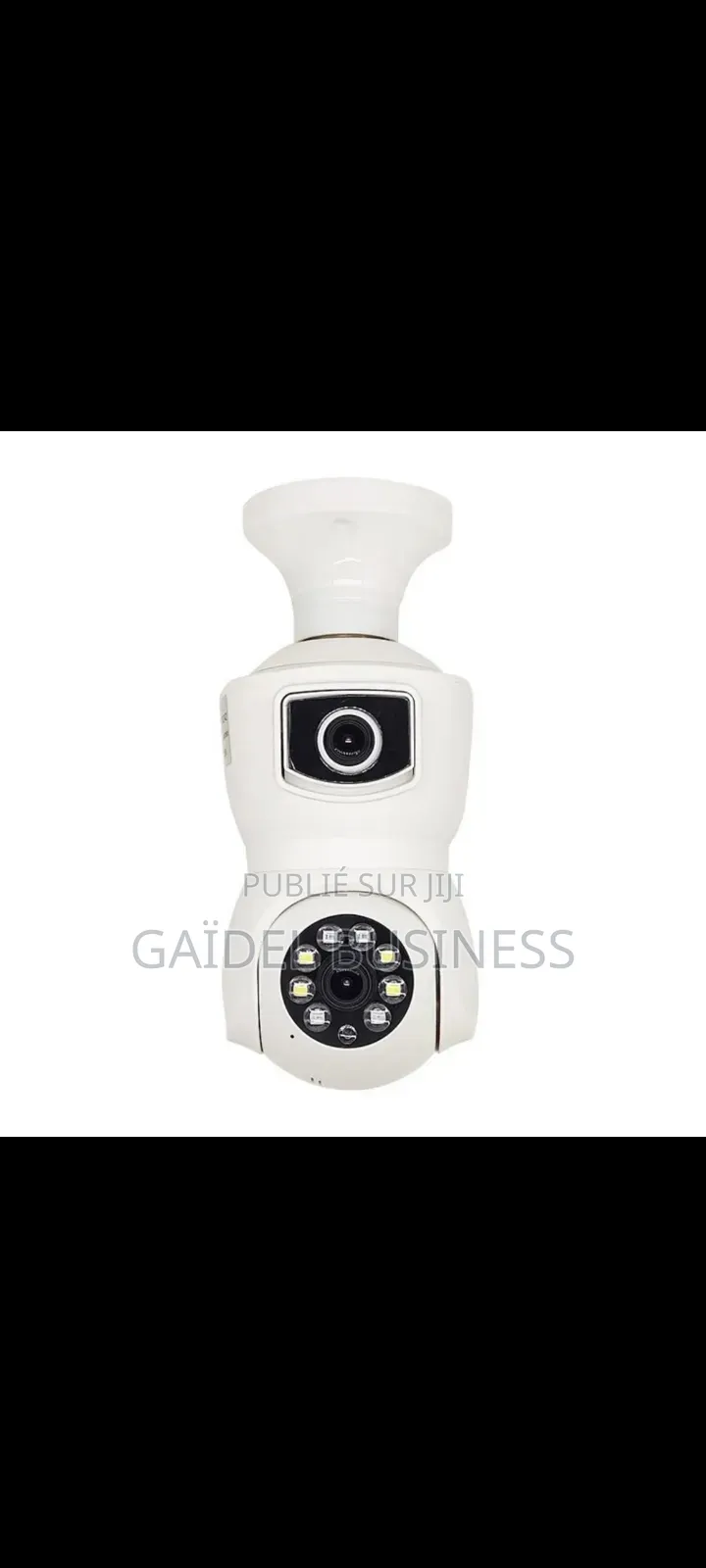 Caméra De Surveillance Ampoule Double Objectif (WiFi Rotative)