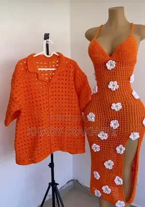 Ensemble Couple Crochets Fait Main