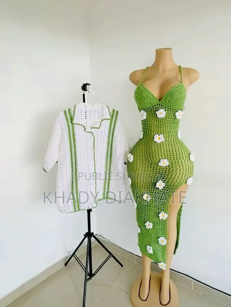 Ensemble Couple Crochets Fait Main