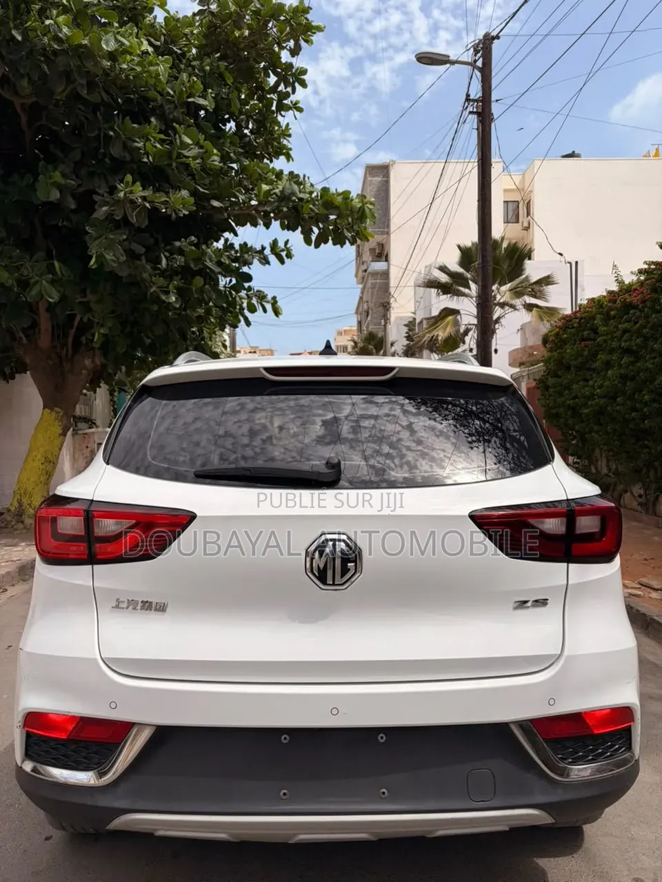MG ZS 2018 Blanc