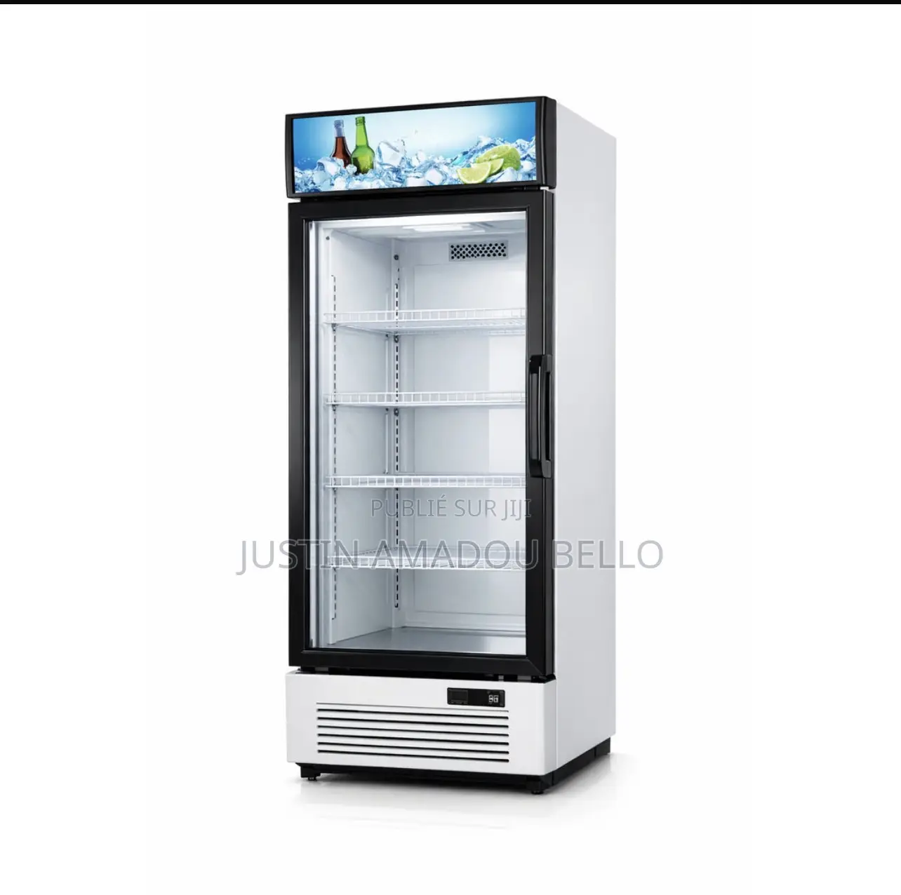 Réfrigérateur FINIX 1 Porte Vitrine 380 Litres SC380D